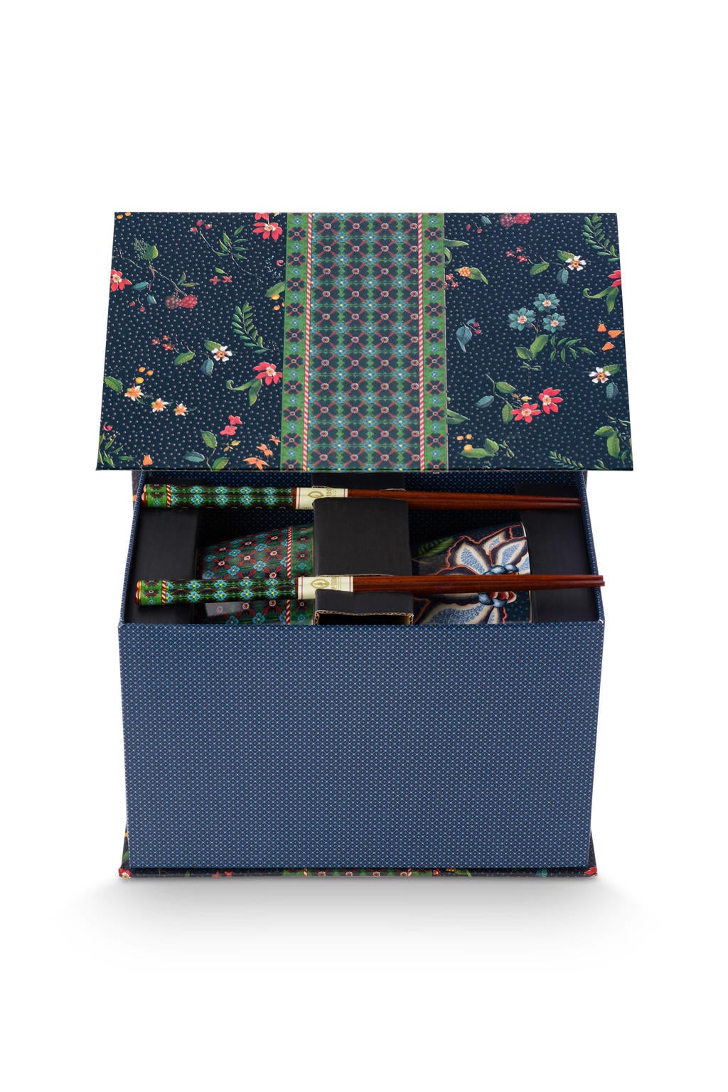 Pip Studio giftset kom en eetstokjes Berry Blues