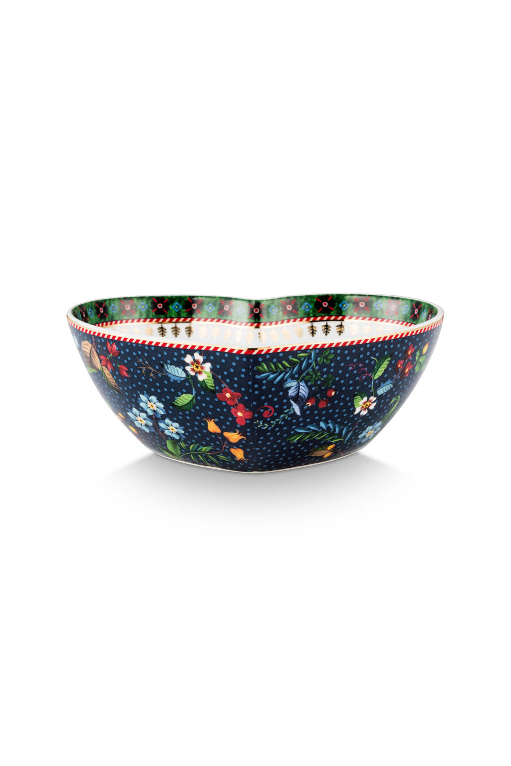 Pip Studio ovenschaal hart vorm Berry Blues (16x14.5x6 cm)