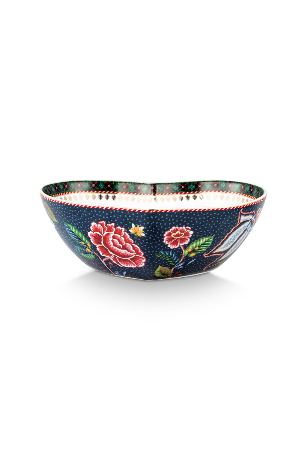 Pip Studio ovenschaal hart vorm Berry Blues (22x20x8 cm)