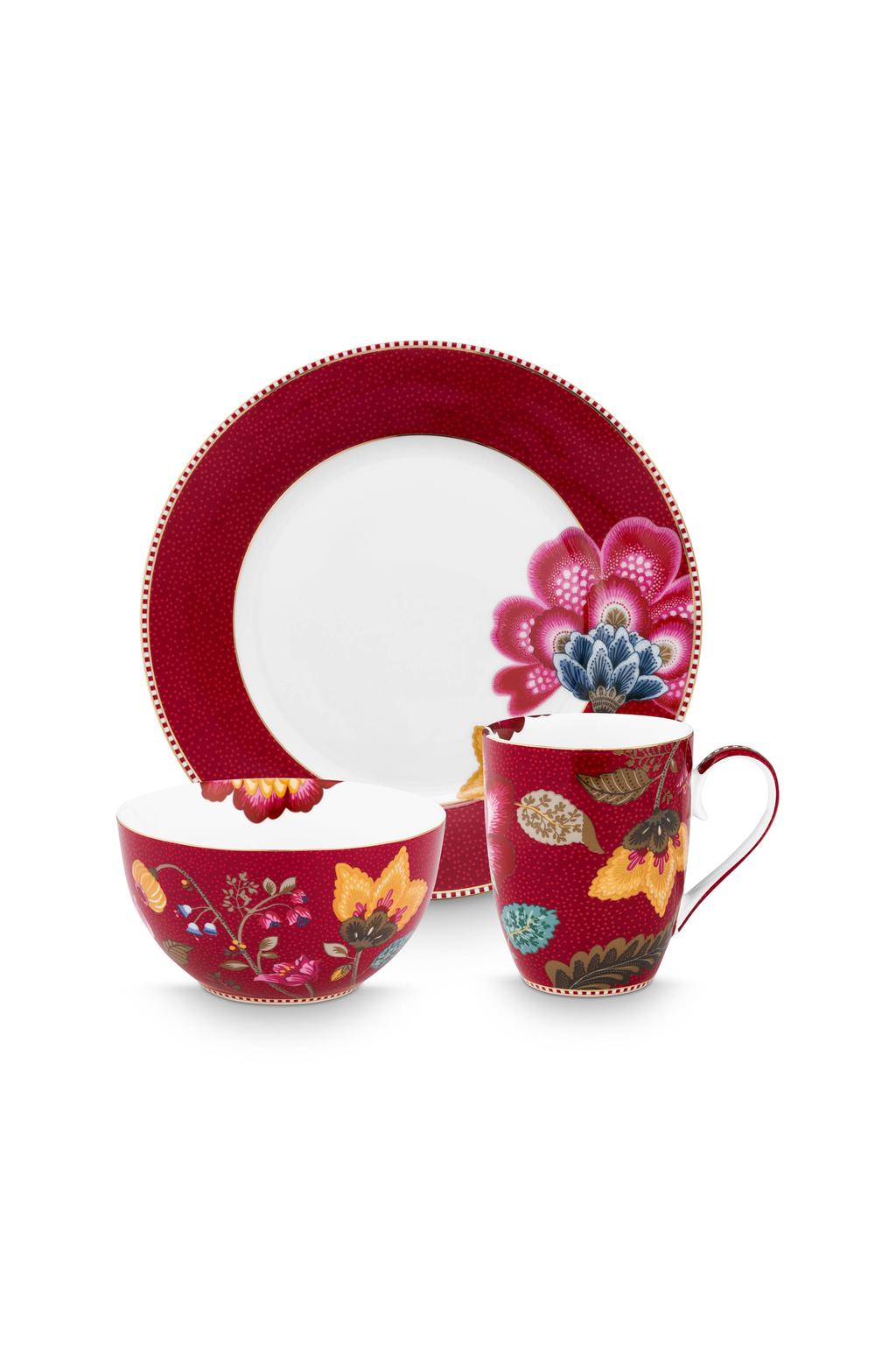 Pip Studio serviesset Blooming Tales (set van 3)
