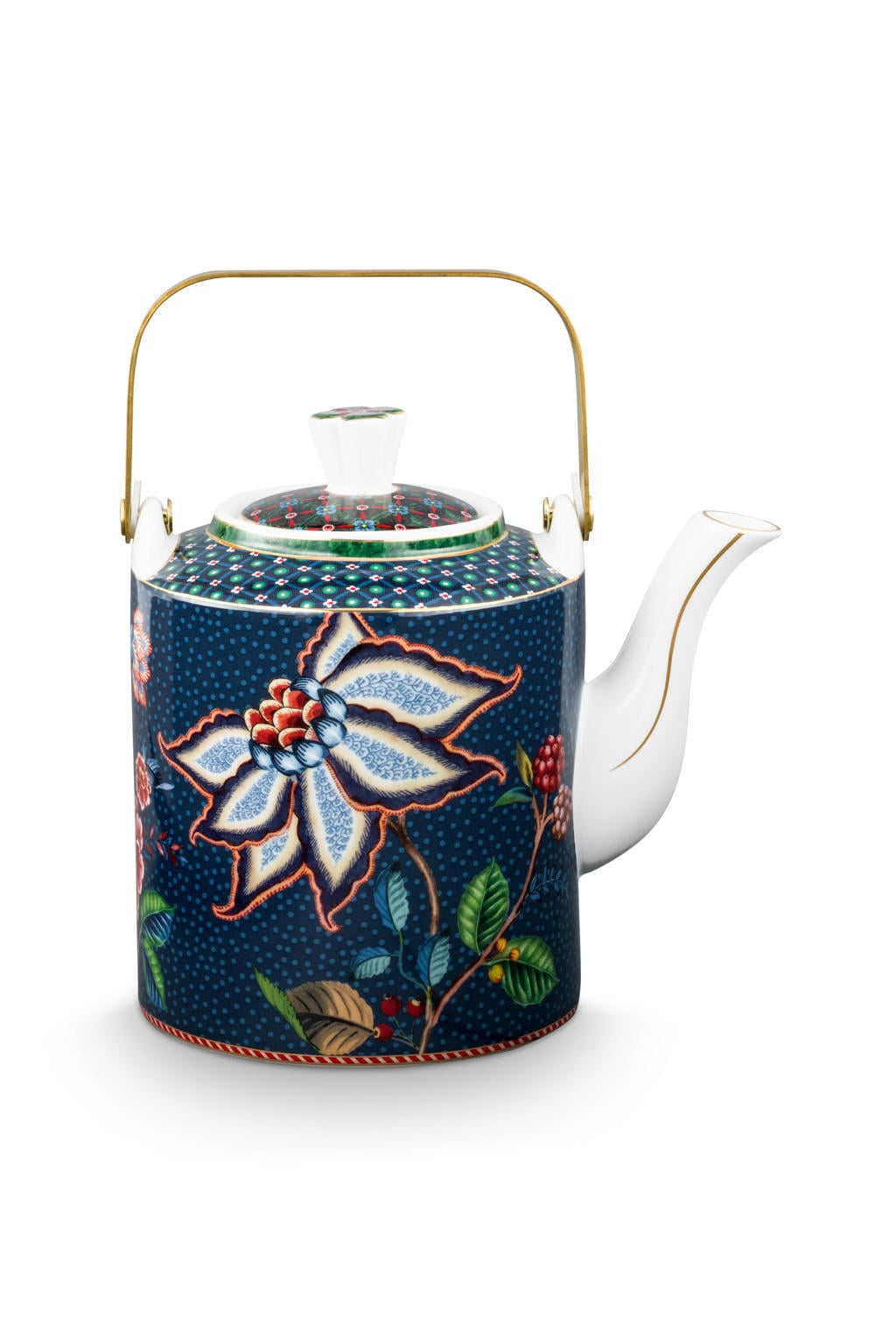 Pip Studio theepot Berry Blues (1 liter)
