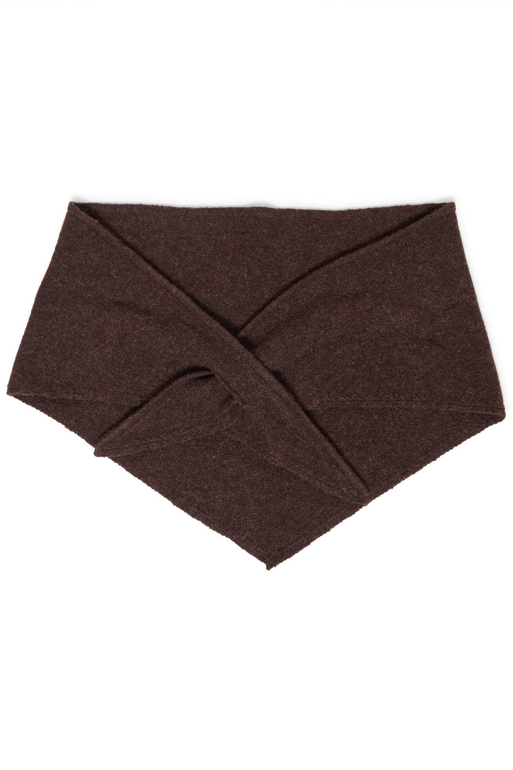 ICHI triangle scarf IAGRY donkerbruin
