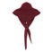 ICHI triangle scarf IAGRY donkerrood
