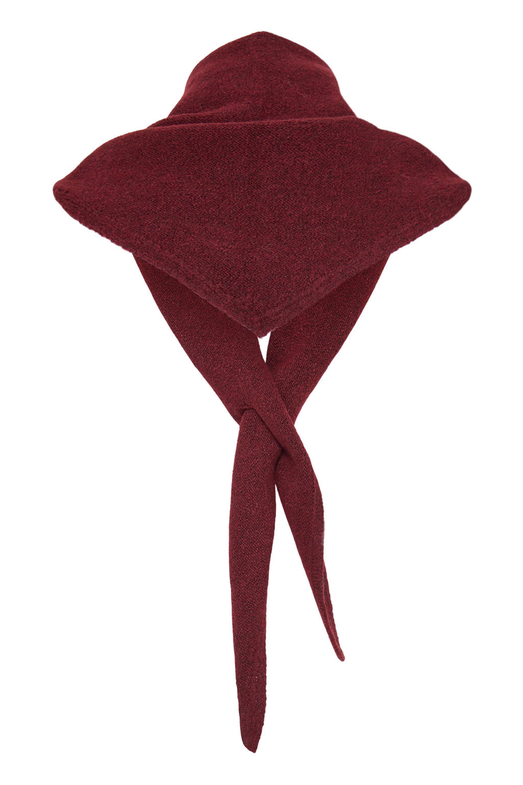 ICHI triangle scarf IAGRY donkerrood