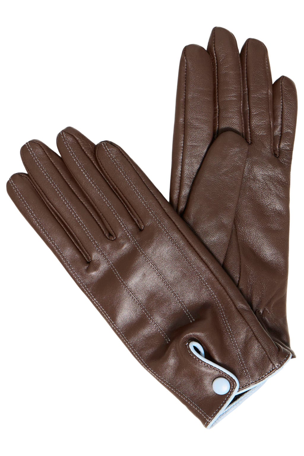 ICHI handschoenen IAMASCHA donkerbruin