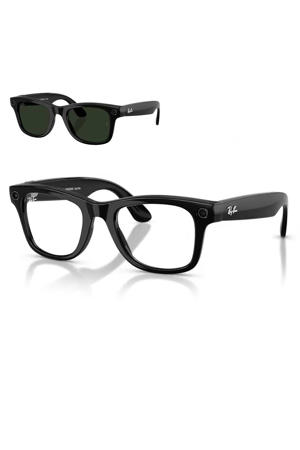 meekleurende (zonne)bril Wayfarer Transitions - Gen 2 glanzend zwart