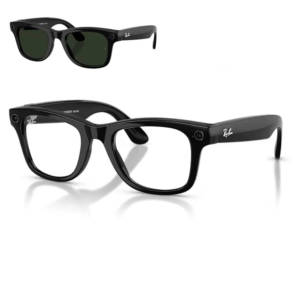 Ray-Ban Meta meekleurende (zonne)bril Wayfarer Transitions - Gen 2 glanzend zwart