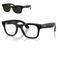 Ray-Ban Meta meekleurende (zonne)bril Wayfarer Transitions - Gen 2 glanzend zwart