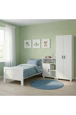 Tienerkamer Noel Wit 3 Delig met Commode Mila Wit en Mila Kledingkast Wit