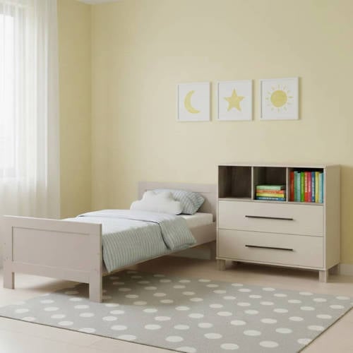 Cabino Tienerkamer Belmond Clay 2 Delig met Commode Geneve Clay afbeelding