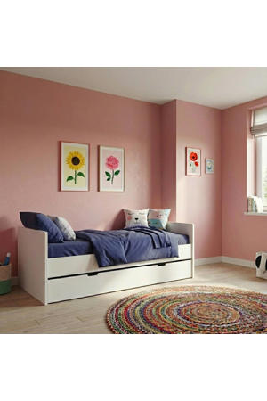 Tienerbed Napels & Lade Wit  (x cm)