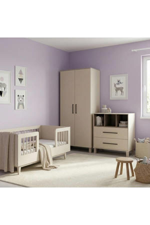 Peuterkamer Timo Clay 3 Delig met Commode Geneve en Kledingkast Geneve