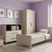 Cabino Tienerkamer Belmond Clay 3 Delig met Commode Geneve Clay en Kledingkast Geneve Clay