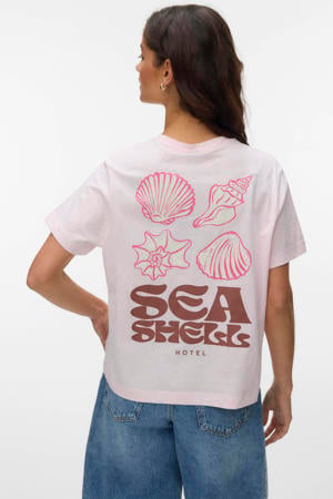 T-shirt lichtroze