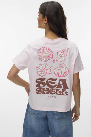 T-shirt lichtroze