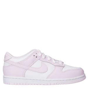 Dunk Low sneakers wit/lichtroze