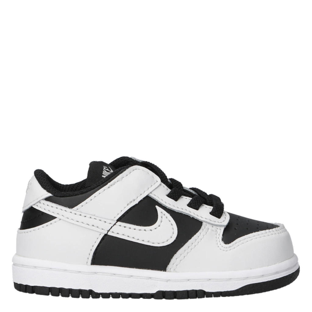 Wit en blauwe jongens en meisjes Nike Dunk Low sneakers van leer-imitatieleer/voering: mesh/voetbed: eva met veters
