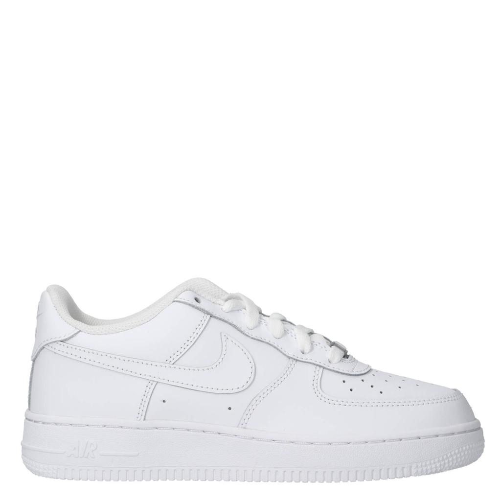 Witte jongens en meisjes Nike Air force 1 sneakers van leer-imitatieleer/voering: mesh/voetbed: eva met veters