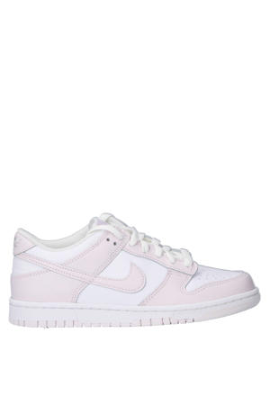 Dunk Low sneakers wit/lichtroze