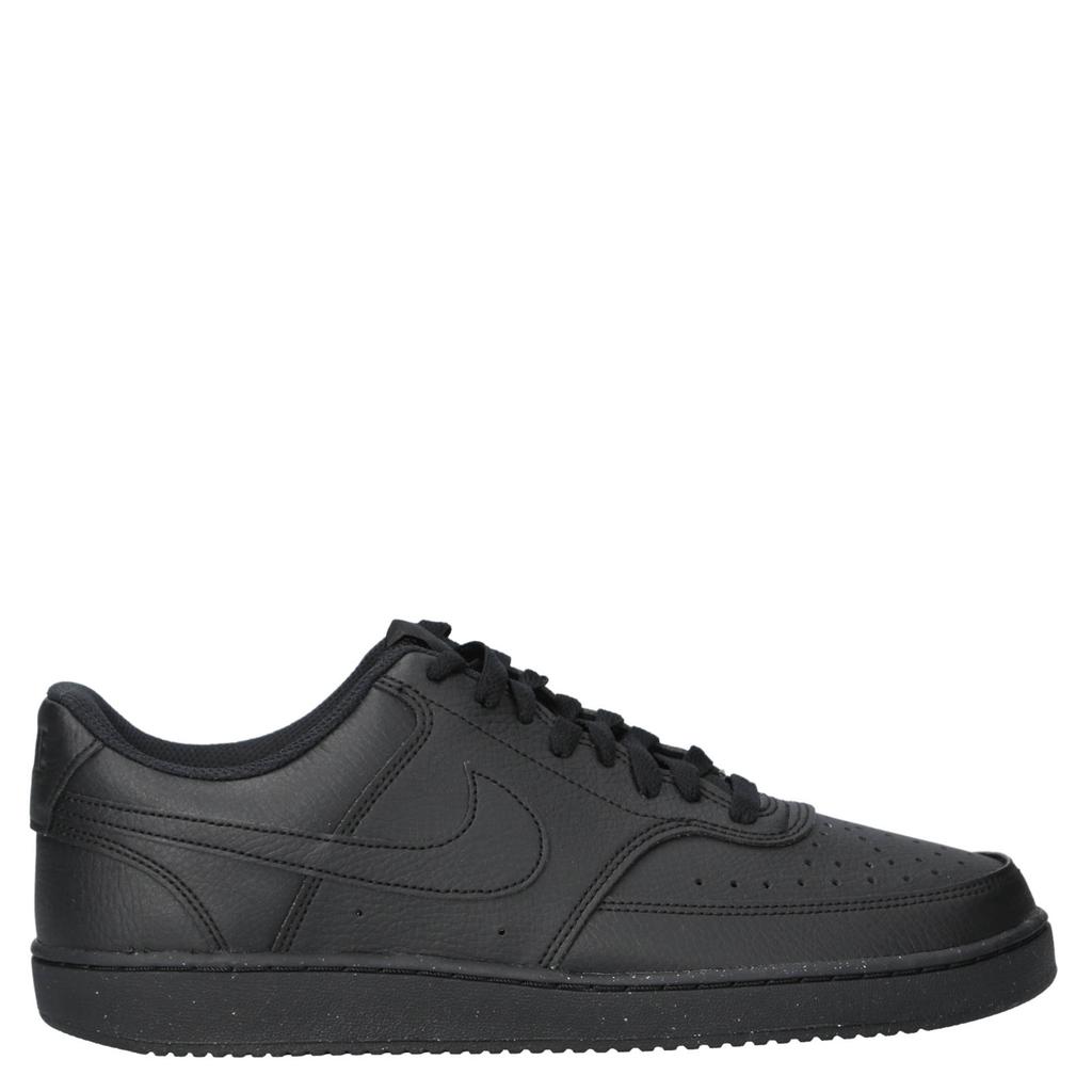 Zwarte heren Nike Court Vision sneakers van imitatieleer/voering: mesh/voetbed: eva met veters