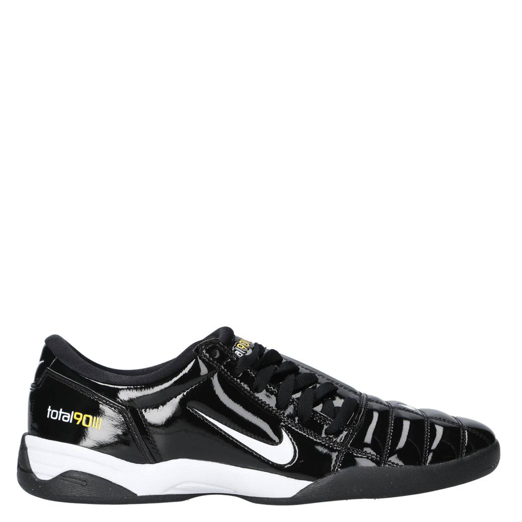 Zwart, wit en zilverkleurige heren Nike T90 SP sneakers metallic van imitatieleer/voering: mesh/voetbed: eva met veters