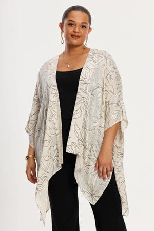 viscose vest Plus Size - ecru