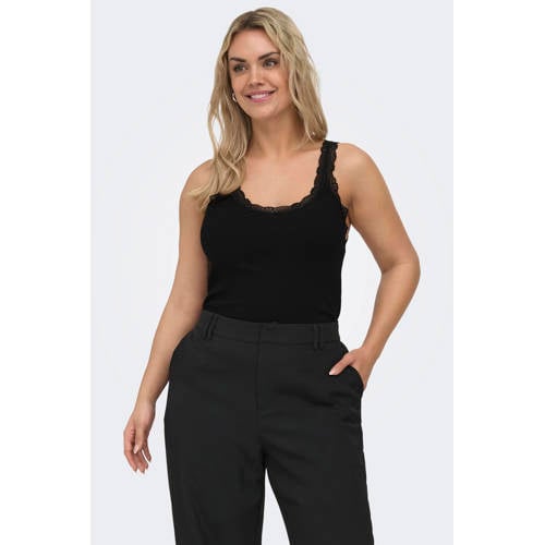 ONLY CARMAKOMA singlet zwart afbeelding