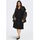 ONLY CARMAKOMA blousejurk met ceintuur zwart