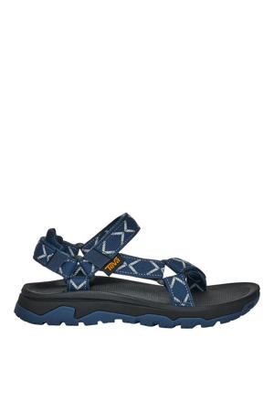 sandalen met all over print - donkerblauw