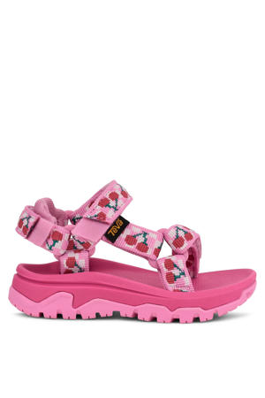 sandalen met all over print - roze