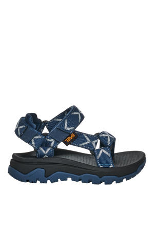 sandalen met all over print - donkerblauw
