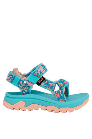 sandalen met all over print - blauw