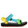 Teva sandalen blauw/geel/groen schoolkind/tiener