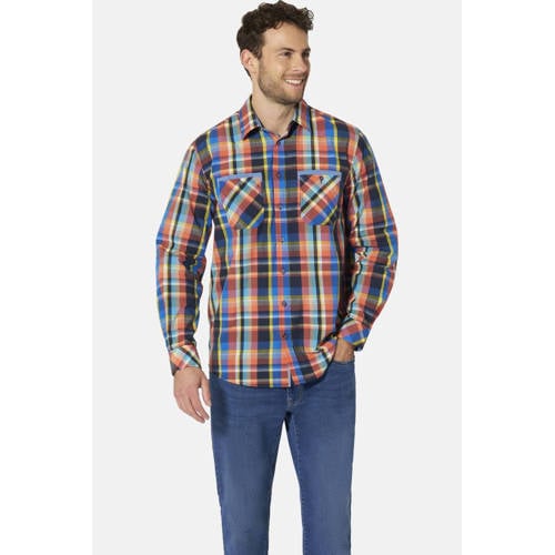 Babista regular geruit casual overhemd LUZLINO multi afbeelding