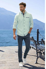 thumbnail: Babista regular fit overhemd Plus Size - mintgroen