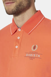 thumbnail: Babista regular fit polo met print Plus Size - oranje