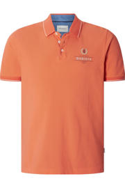 thumbnail: Babista regular fit polo met print Plus Size - oranje