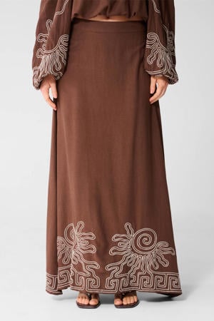 maxi rok bruin