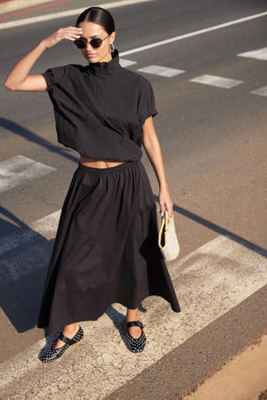 maxi rok zwart