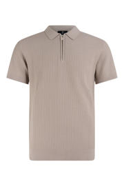 thumbnail: Shoeby regular polo fijn gebreid lichtbruin
