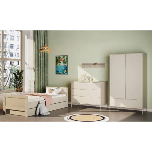 Born Lucky Tienerkamer Belmond Clay 3 Delig Met Bed Met Lade afbeelding