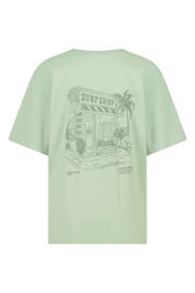 thumbnail: America Today T-shirt met backprint mintgroen