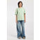 America Today T-shirt met backprint lichtgroen