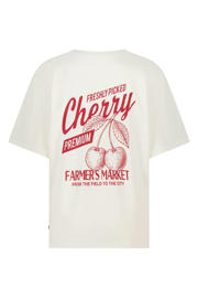thumbnail: America Today T-shirt met backprint wit