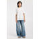 America Today T-shirt met backprint ecru