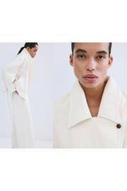 thumbnail: Mango trenchcoat wit