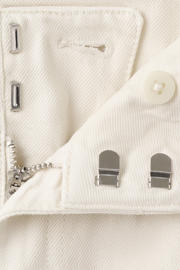 thumbnail: Mango wide leg regular waist jeans ecru