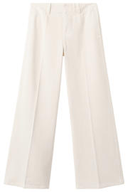 thumbnail: Mango wide leg regular waist jeans ecru