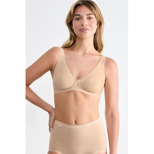 sloggi Basic niet-voorgevormde bh zonder beugel beige afbeelding