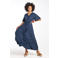 Didi maxi jurk blauw